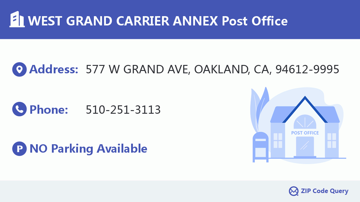 Post Office:WEST GRAND CARRIER ANNEX
