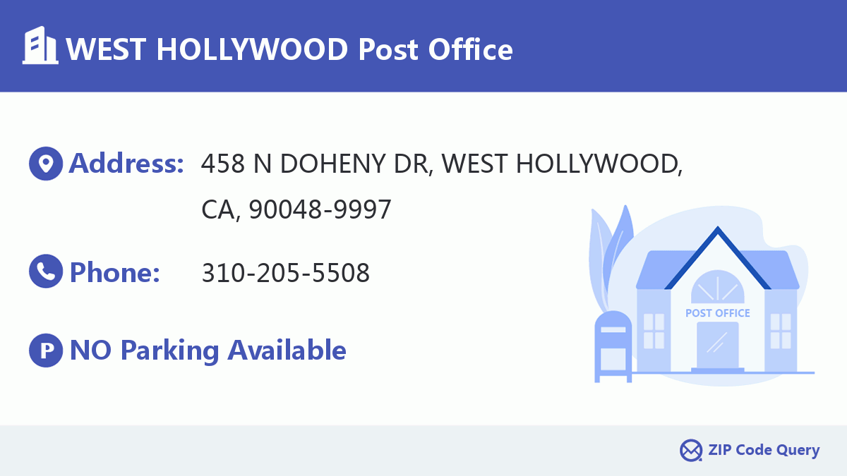 Post Office:WEST HOLLYWOOD
