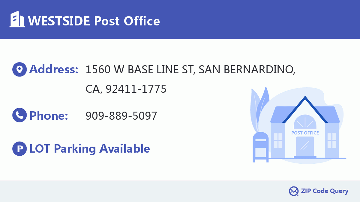 Post Office:WESTSIDE